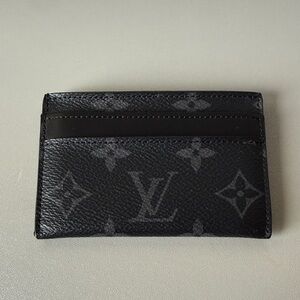 Louis Vuitton Monogram Eclipse Double Card Holder TN4149 made in France